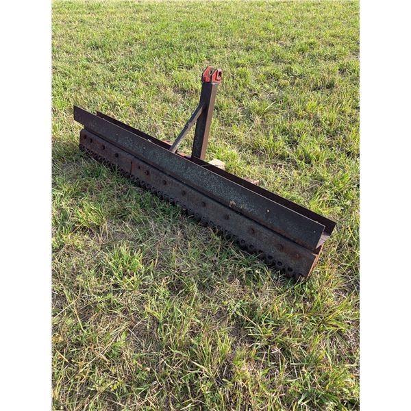 Tractor 3-Point Blade with Bolt-On Ripper Edge 6’