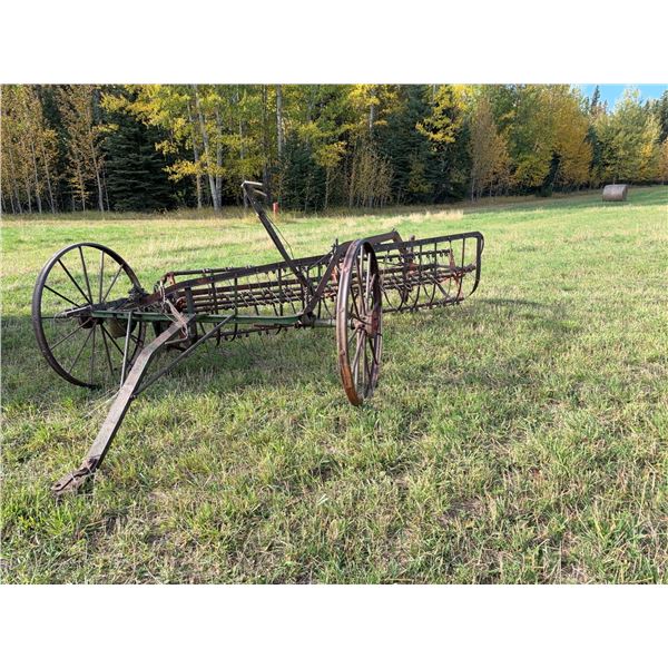 J.I. Case R653 Steel Wheel Hay Rake