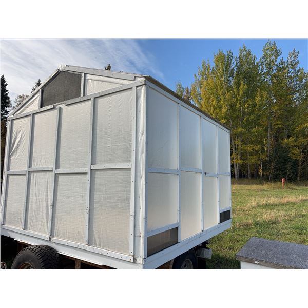 Portable Polycarbonate Panel Greenhouse Shed 8’x8’