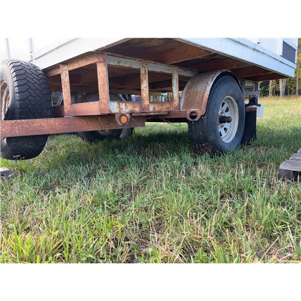 Solid Steel Utility Trailer Only, Good Condition