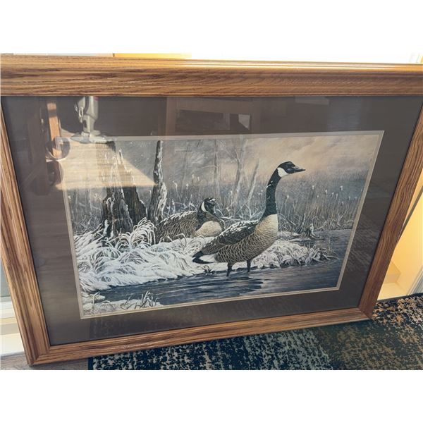 Carol Decker Print Canada Geese 109/3500 Framed