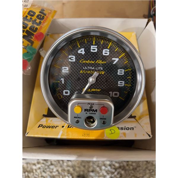 Auto Meter Carbon Fiber Electric Tachometer