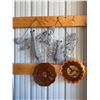 Image 1 : Metal Dragonfly Decor and Two Hanging Spinners