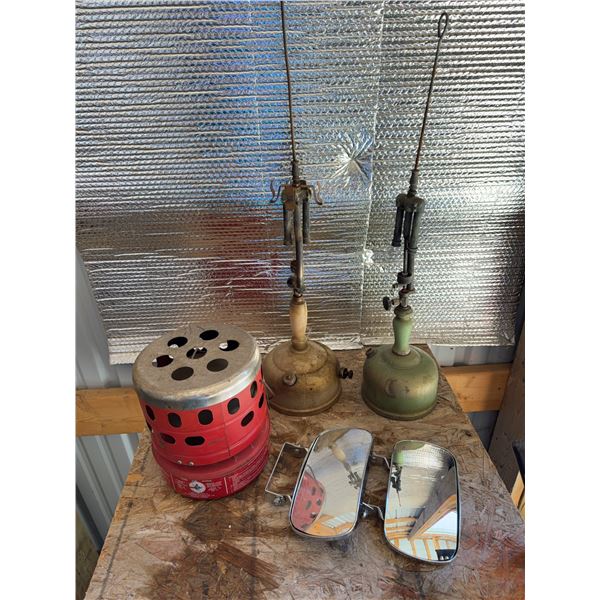 Coleman Heater, Blow Torches & Towing Mirrors