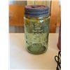 Image 3 : Mason Jar, Rooster Shakers, Basket, Kitchen Lot