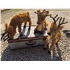 Image 1 : 3 Artificial Deer Holiday Decorations