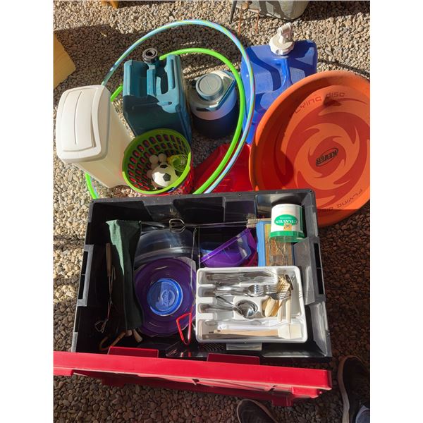 Outdoor Camp Kitchen and Game Gear Lot