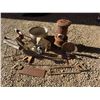 Image 1 : Lot: Saws, Bowl, Heater, Figurines, Decor