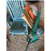 Image 1 : Outdoor Chair, Patio Umbrella, Mats, Cushion Set