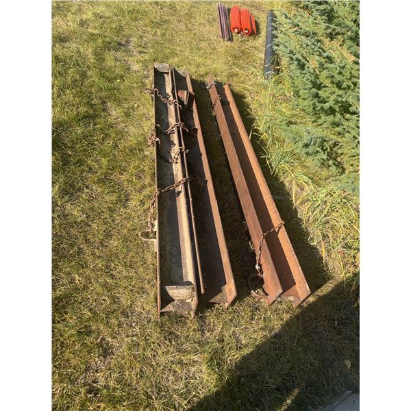 38 Ft Steel Tow Gravel Levelling Bars with Chains