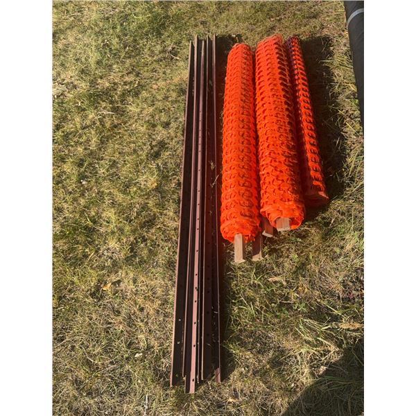67 Ft Snow Fence With Posts, 50 Inch Height