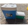 Image 1 : Igloo Ice Cube Rolling Cooler & Small Cooler