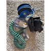Image 1 : Mastercraft Air Hose Reel With battery covers, heavy duty booster cables, hoes and mirror
