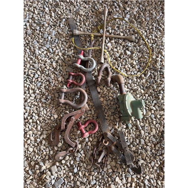 Shackles, Chains, Tow Hooks, Valve