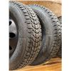 Image 9 : GM Dually Set of 6: 4 Back Tire Firestone LT235/80R17 Studded Winter Tires, 2 Front Tires, Plus Rims