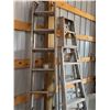 Image 3 : 3 Aluminum Ladders, Various Sizes