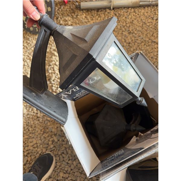 Total of 5 Outdoor Wall Lantern Light Fixtures