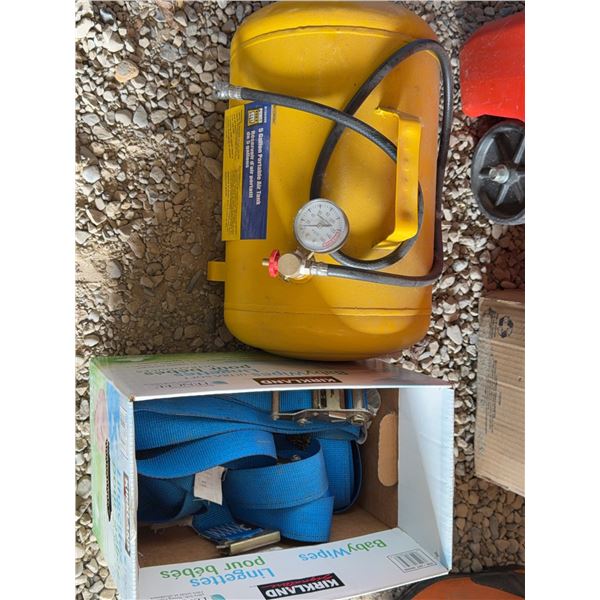 5 Gallon Air Tank & 2 sets of Erickson Tie Downs