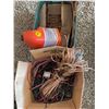 Image 2 : STIHL Chain Oil With Metal Wire landscaping Stakes and assorted wires