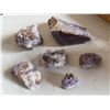 Image 2 : Six Amethyst Mineral Specimens
