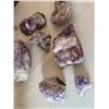 Image 3 : Six Rough Amethyst Crystal Specimens