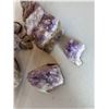 Image 4 : Six Rough Amethyst Crystal Specimens