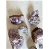 Image 5 : Six Rough Amethyst Crystal Specimens