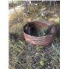 Image 3 : Corrugated Metal Culvert Fire Pit With Wire