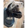 Image 1 : HJC Black Full Face Motorcycle Helmet, Size M