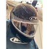 Image 3 : HJC Black Full Face Motorcycle Helmet, Size M