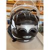 Image 3 : HJC CL-Max II XL Motorcycle Helmet Black White