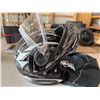 Image 4 : HJC CL-Max II XL Motorcycle Helmet Black White