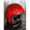 Image 1 : Red Open Face Motorcycle Helmet