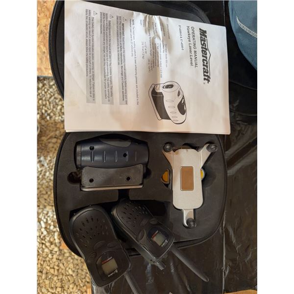 Mastercraft Laser Level Kit With Cobra Radios