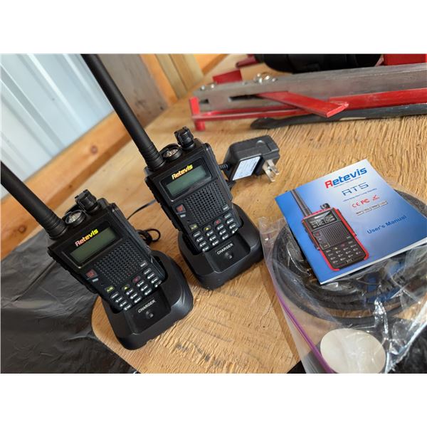 Retevis RT5 Two-Way Radios with Accessories