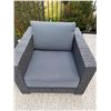 Image 2 : Outdoor Woven Lounge Chairs with Cushions