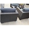 Image 4 : Outdoor Woven Lounge Chairs with Cushions