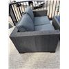 Image 5 : Patio Love Seat With Cushions and Table