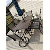 Image 1 : Outdoor Patio Table Set With Umbrella, 6 Chairs