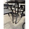 Image 5 : Outdoor Patio Table Set With Umbrella, 6 Chairs
