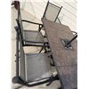 Image 7 : Outdoor Patio Table Set With Umbrella, 6 Chairs