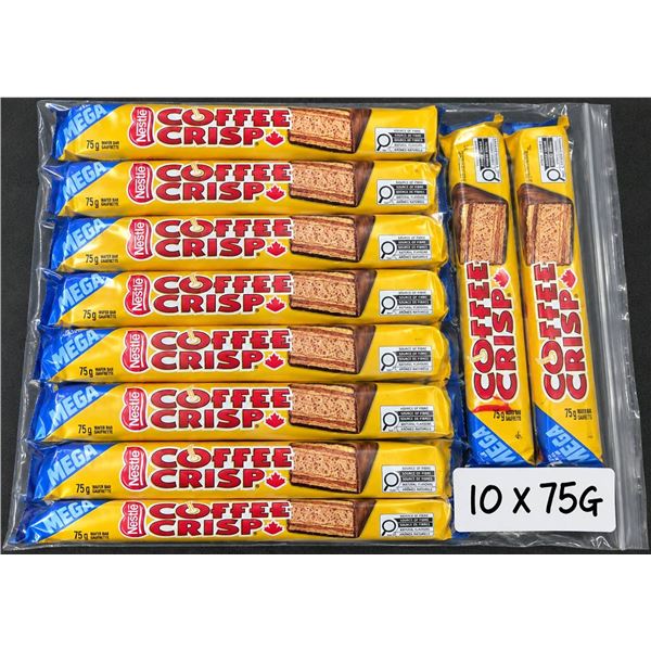 NestlÃ© MEGA Coffee Crisp Bars 10 x 75g