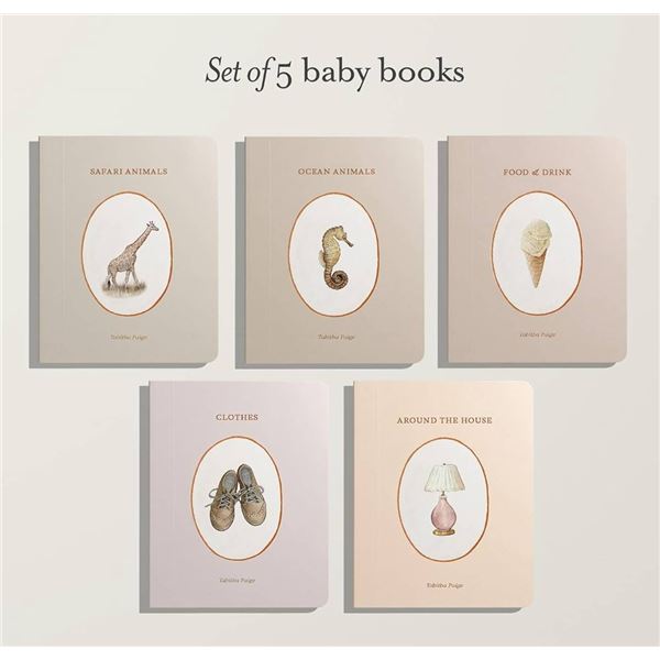Our Little Library Vocabulary Board Book Set of 5