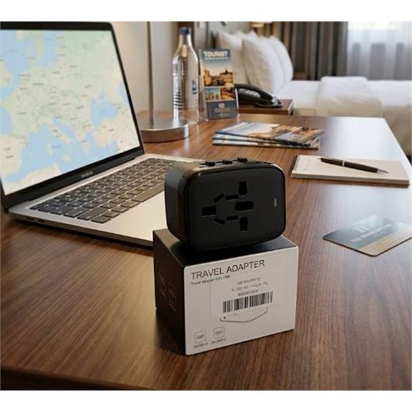 Universal Travel Adapter With 4 USB Ports