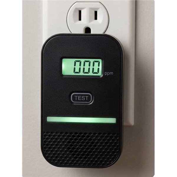 Wall-Inserted Carbon Monoxide Gas Detector