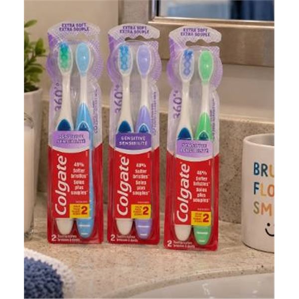 Colgate Sensitive Toothbrush Packs, Set of 3