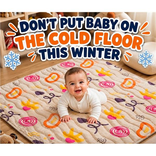 Space Seal Kids Play Mat 79x59 Inches