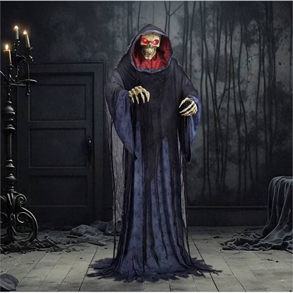 Animated Rise Up Reaper Halloween Prop 6.8 ft