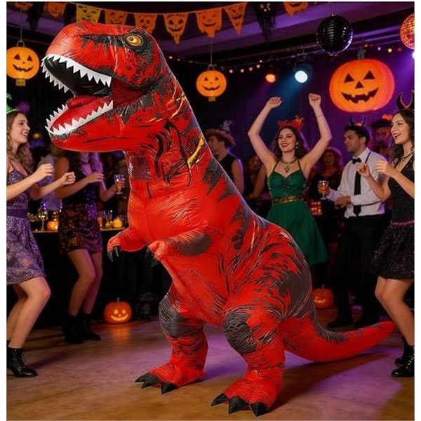 JASHKE Inflatable Dinosaur Adult Costume