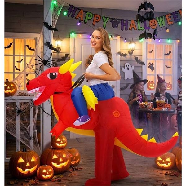 Inflatable Ride on Dragon Costume